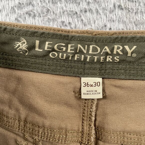 NWT Legendary Outfitters Pants Mens 36x30 Stretch Canvas Pant - Picture 5 of 10